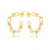 Tiffany Insp. Hoops in 18k Gold Plated