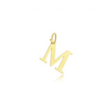 Large Name Initial Pendant 18k Gold Plated