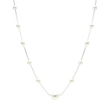 Versatile Pearl Necklace in 925 Silver
