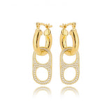 Diamond Seal Earrings