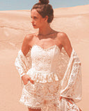 High Waist Lace Shorts