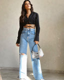 Aline Crop Shirt