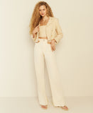 Sophia Tweed Blazer in Ivory