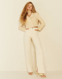 Sophia Tweed Blazer in Ivory