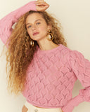 Kelly Knit Sweater in Pink