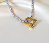 Twist Top Pendant in Gold