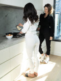 Luxury Style Loungewear 2 Piece Set in Black