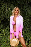 Helo Triangle Bikini in Neon Pink