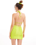 Gaya Mini Skirt in Lime