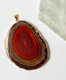 Brown Natural Agate Pendant