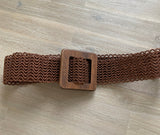 Braided Wood Belt