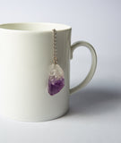Tea Infuser with Amethyst Crystal