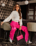 Isadora Cargo Pants in Pink