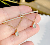 Belle Chain Earring 18k Gold Plated