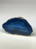 Blue Agate Crystal Phone Grip & Pure Gold