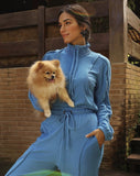 Luxury Style Loungewear 2 Piece Set in Blue