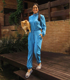 Luxury Style Loungewear 2 Piece Set in Blue