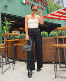 Isadora Cargo Pants in Black