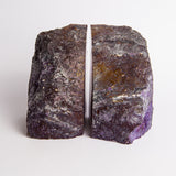 Purple Agate Crystal Bookends Raw (Pair)