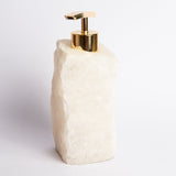 Soap Dispenser in Clear Quartz Crystal