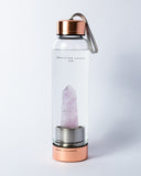 Amethyst Energised Crystal Water Bottle