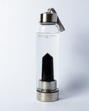 Obsidian Energised Crystal Water Bottle