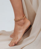 Gigi Textured Chain Anklet