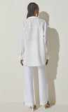 Isa Linen Shirt in Off White