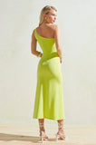 Maya Dress in Neon Green