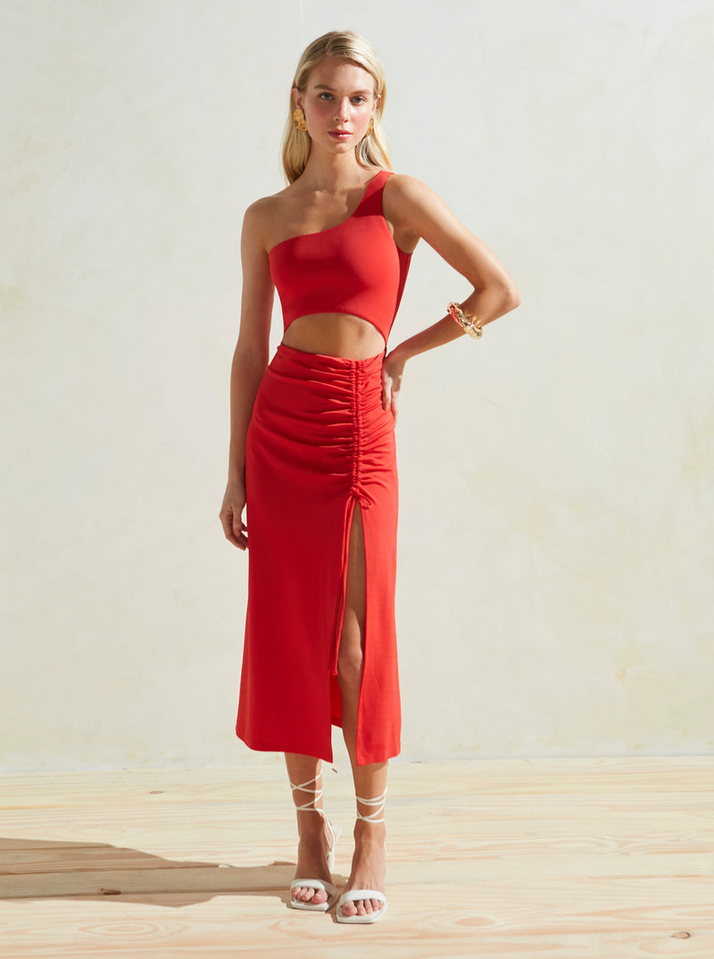 Maya Dress in Red
