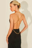 Isadora Chain Top in Black