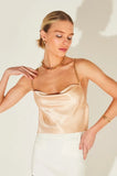 Isadora Chain Top in Champagne