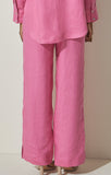 Lara Linen Pants in Pink