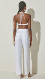 Lara Linen Pants in White