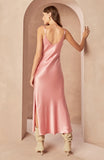 Marjorie Slip Dress in Fuchsia Pink