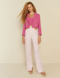 Sophia Tweed Blazer in Pink