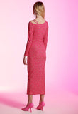 Monique Midi Dress in Pink