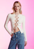 Karina knit Top in Off White