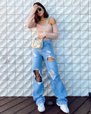 Raquel knit Top in Sand