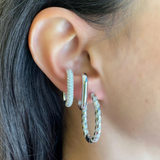 Link Diamond Ear Cuff