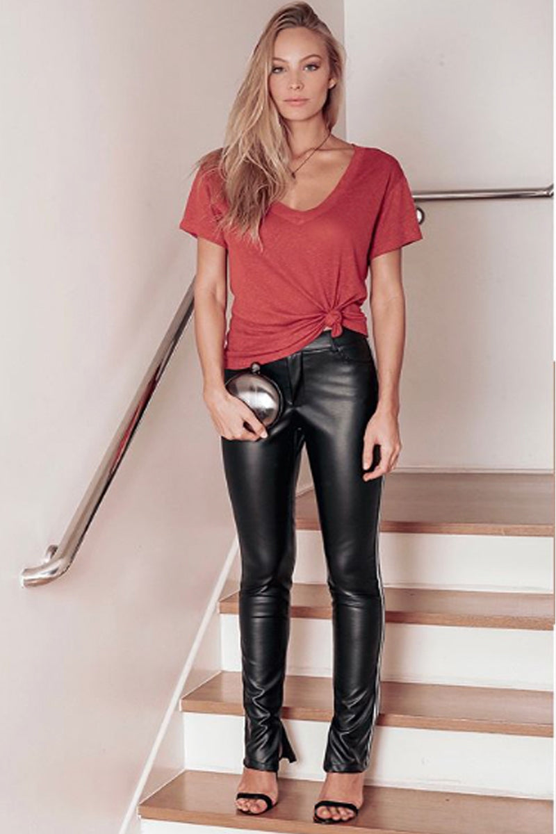 Amanda Faux Leather Pants