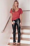 Amanda Faux Leather Pants