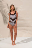 Stripe Tulle Bodysuit