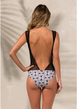 Stripe Tulle Bodysuit