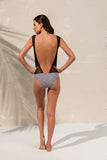 Stripe Tulle Bodysuit