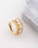 Lily Diamonds Ear Cuff in 18k Gold Plated