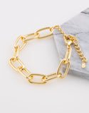 Link Bracelet in 18k Gold Plated