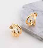Gabriela Hoops in 18k Gold Plated