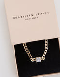 Diamond Choker 18k Gold Plated