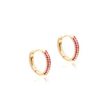 Bridgette Versatil Colorful Link Earring in 18k Gold